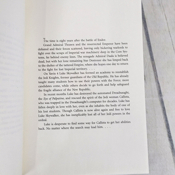 Star Wars Dark Saber Vintage 1995 Hardcover Book By Kevin Anderson - Picture 10 of 13